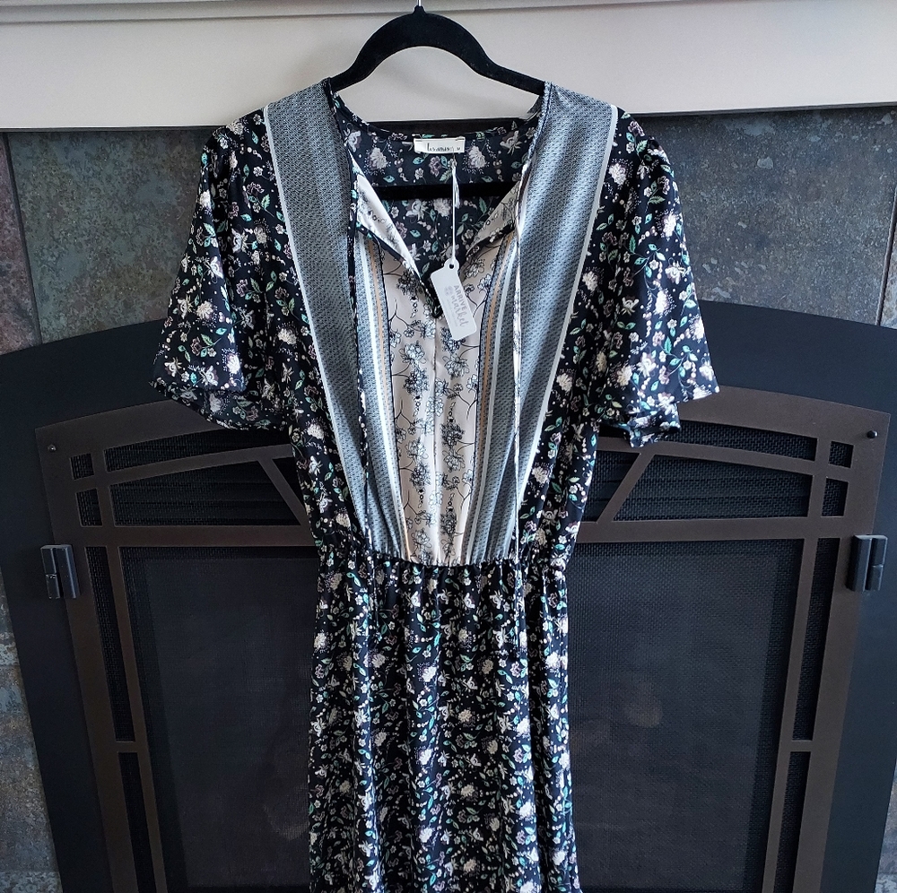 Les Amis Floral Dress